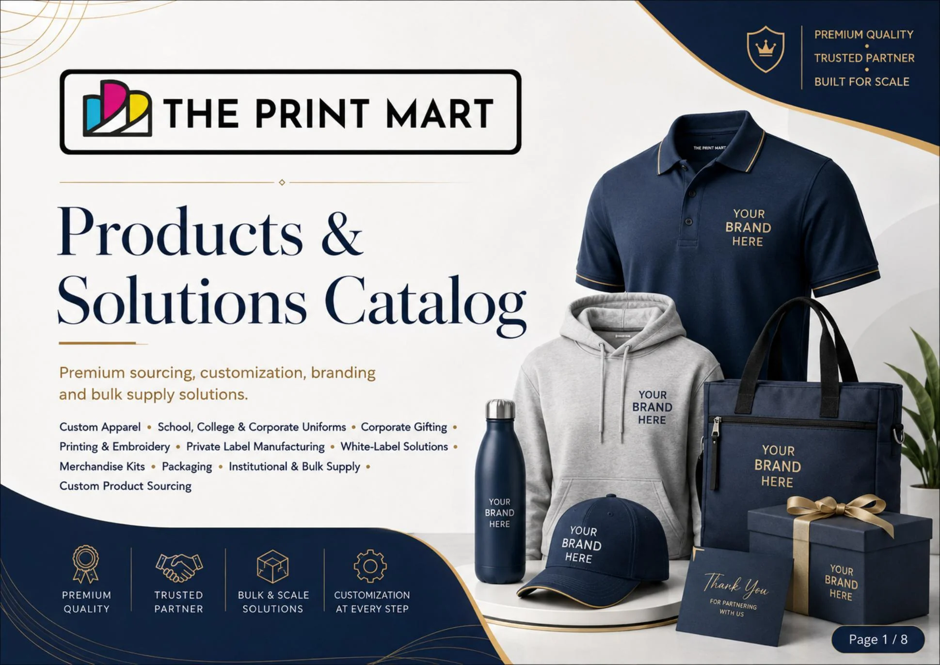 The Print Mart Products and Services Catalog 2026 cover